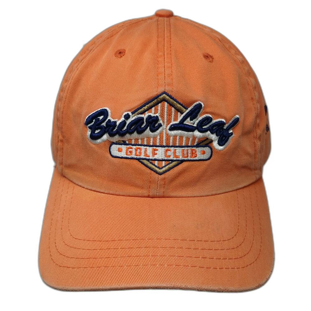 American Dry Goods Baseball Cap Orange OSFM Briar Leaf Golf Club La Porte Hat